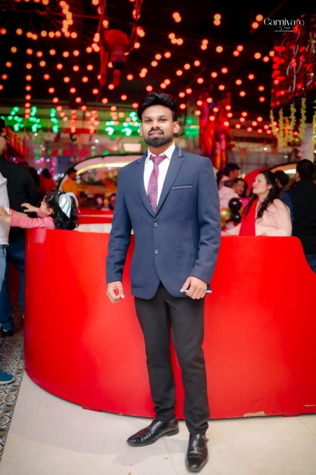 Lambodar Patra at a hospitality venue discussing restaurant growth